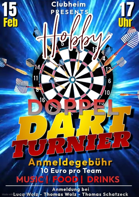 Hobby Doppel Dart Turnier